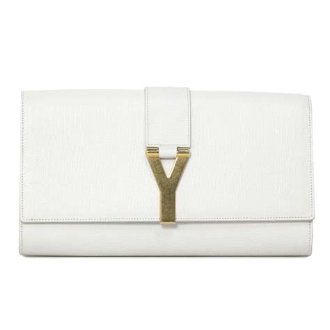 white ysl clutch|white ysl clutch review.